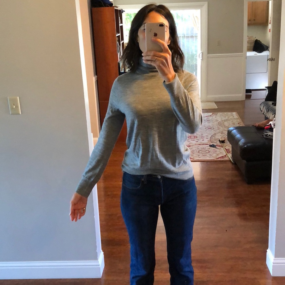 100% merino turtleneck